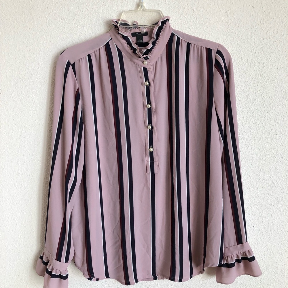 Ruffle Neck Blouse